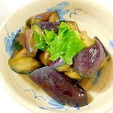 レンジで簡単　☆　なすの煮びたし